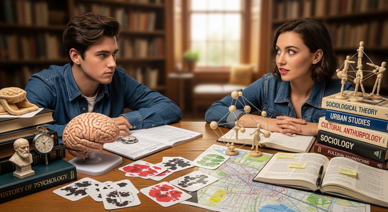 Les différences entre les programmes de sociologie et de psychologie